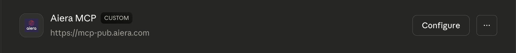 Claude custom connector success